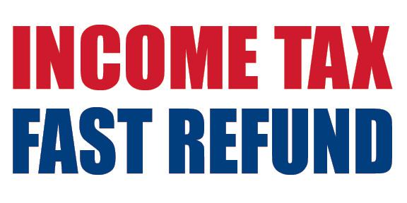 Income Tax Fast Refund Sign Banner