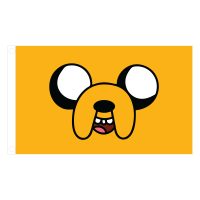 Jake Derp the Dog Adventure Time Meme 3×5 Flag