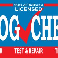 State of California Licensed Smog Check Test & Repair Vinyl Banner