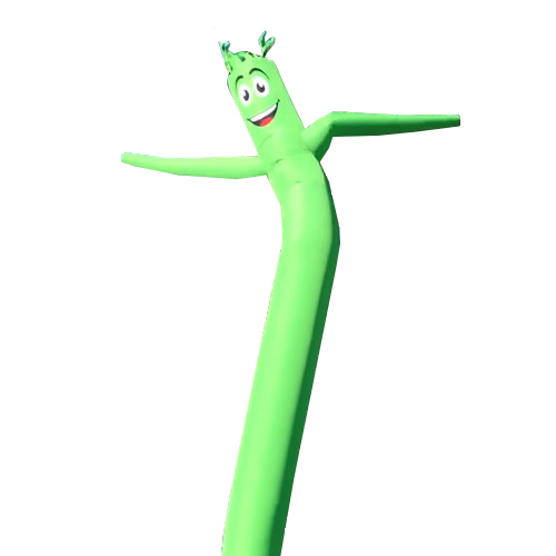 lime green inflatable tube man