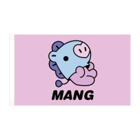 Mang BT21 3×5 K-pop Flag