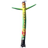 Marijuana Inflatable Tube Man – 18ft air powered puppet dancer