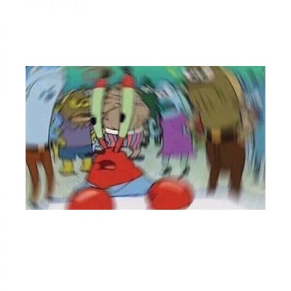 mr krabs spongebob meme blurry