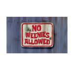 No Weenies Allowed Meme 3×5 Flag