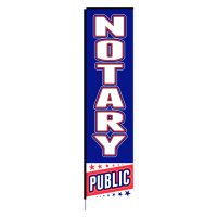 Notary Public Rectangle Flag