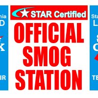 Official STAR Certified Smog Station Vinyl Banner