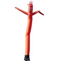 Orange Inflatable Tube Man | 18ft Air Powered Dancer Guy