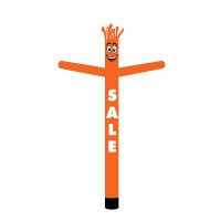 Orange Sale Inflatable Tube Man – 18ft air powered dancer for outdoors