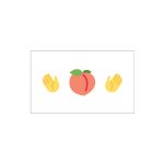 Peach Hands Emoji Meme 3×5 Flag