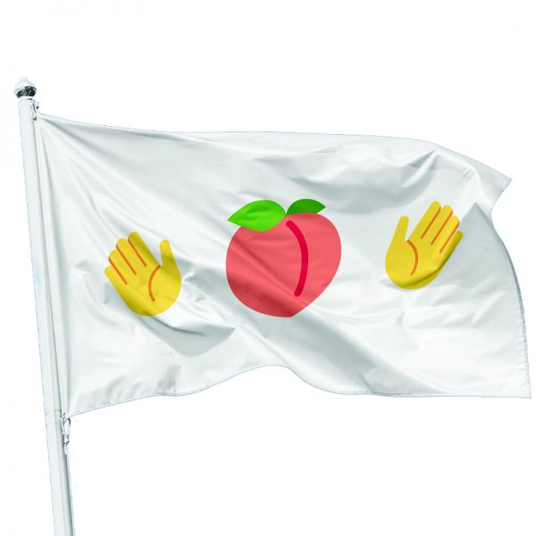 peach hands emoji meme mockup