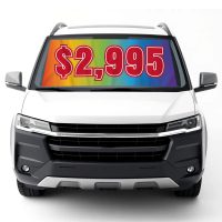 Rainbow Car Windshield Banners
