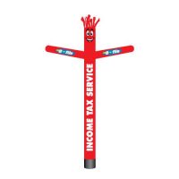 Red Income Tax Service E-file 20ft Inflatable Tube Man
