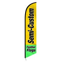 Semi-Custom Feather Flag (12ft Flag-15ft kit)