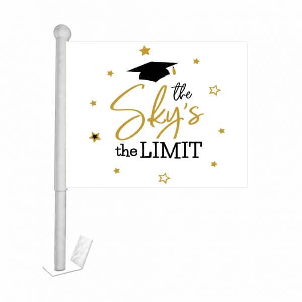 sky-is-the-limit-car-flag-graduation-flag