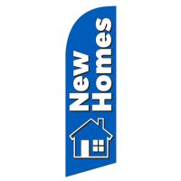 Small New Homes Feather Flag