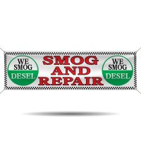 Smog and Repair Diesel Vinyl Banner (Checkered)