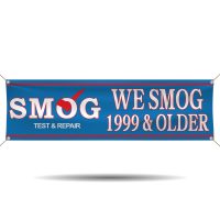 Smog Test and Repair for 1999 and Older Vehicles Vinyl Banner