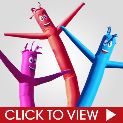 Solid Color Inflatable Tube Man air powered dancers