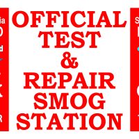 Official Test & Repair STAR Certified Smog Check Station Vinyl Banner