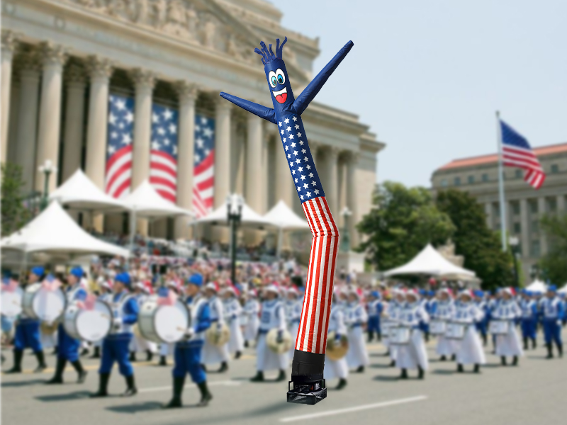 Stock inflatable tube men for business advertising promotions and ready to order displays