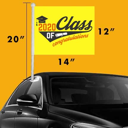 student-graduation-car-flags