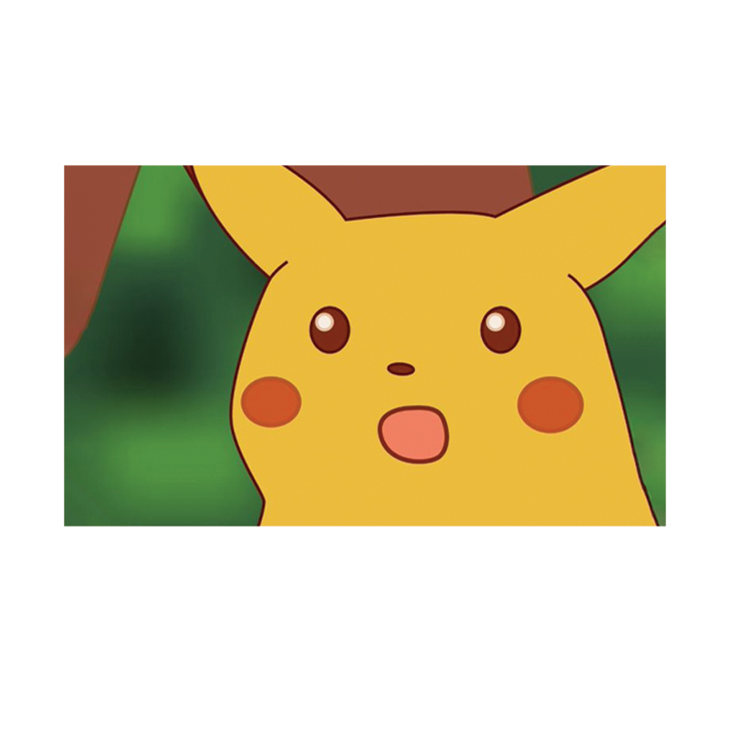 Surprised Pikachu Meme 3x5 Standard Flag | USA Made