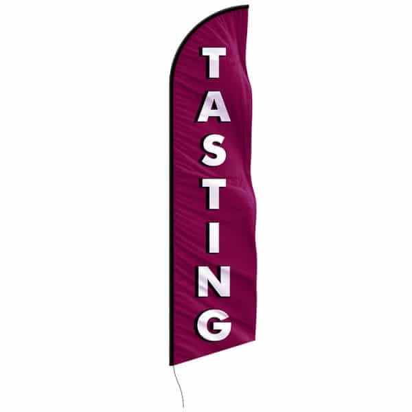tasting-feather-flags---custom-12ft-feather-flags
