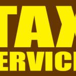 Tax Services Sign Banner 4×8