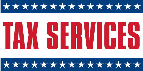 Tax Services Sign Banner