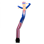 Uncle Sam Inflatable Tube Man 20ft | Air Powered Wind Dancer