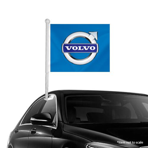 [Out of Stock] Volvo Window Clip on Flag