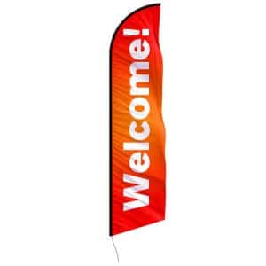 12ft Custom Feather Flag | 15ft Kit | Free Shipping | FFN